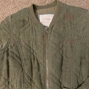 Valentina quilted bomber jacket